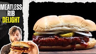 Who Wants the McDonalds McRib  Vegan McRib Recipe! Jackfruit Barbecue