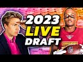 A 2023 Fantasy Football Mock Draft! (Live🔴)