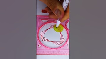 How many rotations did the pen make in total? ?? #Spirograph #2024 #shorts