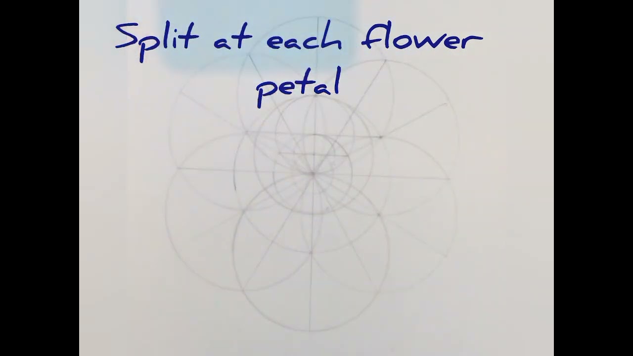 how to draw the Sacral Chakra with Sacred Geometry (recommended to watch in HQ)