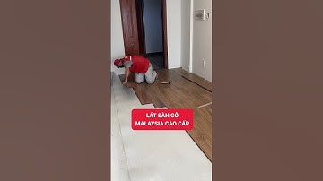 Lát sàn gỗ Malaysia cao cấp màu nâu walnut sang trọng cho căn hộ chung cư