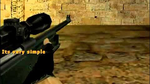 Counter Strike 16 AWP Fast Zoom Tutorial