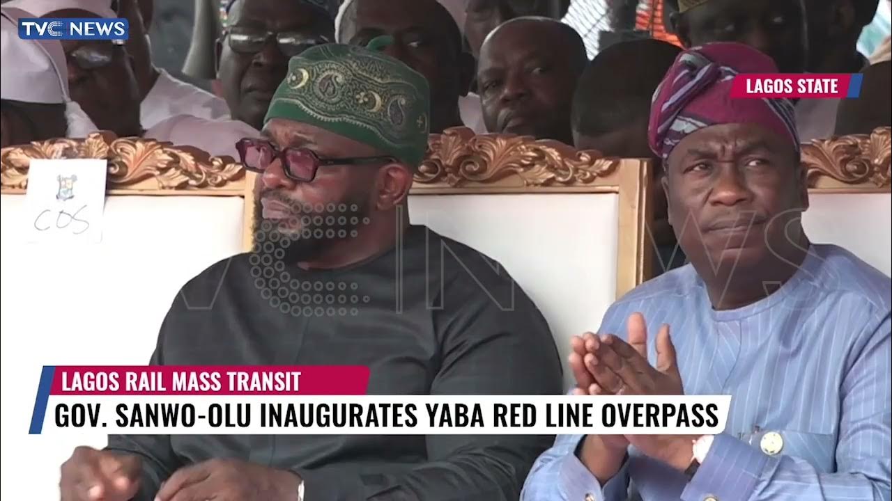 Governor Sanwo-Olu Inaugurates Yaba Red Line Overpass