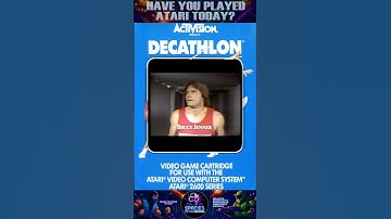 Atari Advert - Decathlon #gaming #atari #consolegaming #retrogaming