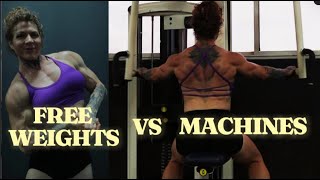 The TRUTH About Machines vs. Free Weights and whats better for shoulders?!?!  PART 2