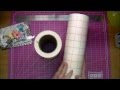 How to use Angel Crafts Transfer Paper Tape with Adhesive Vinyl