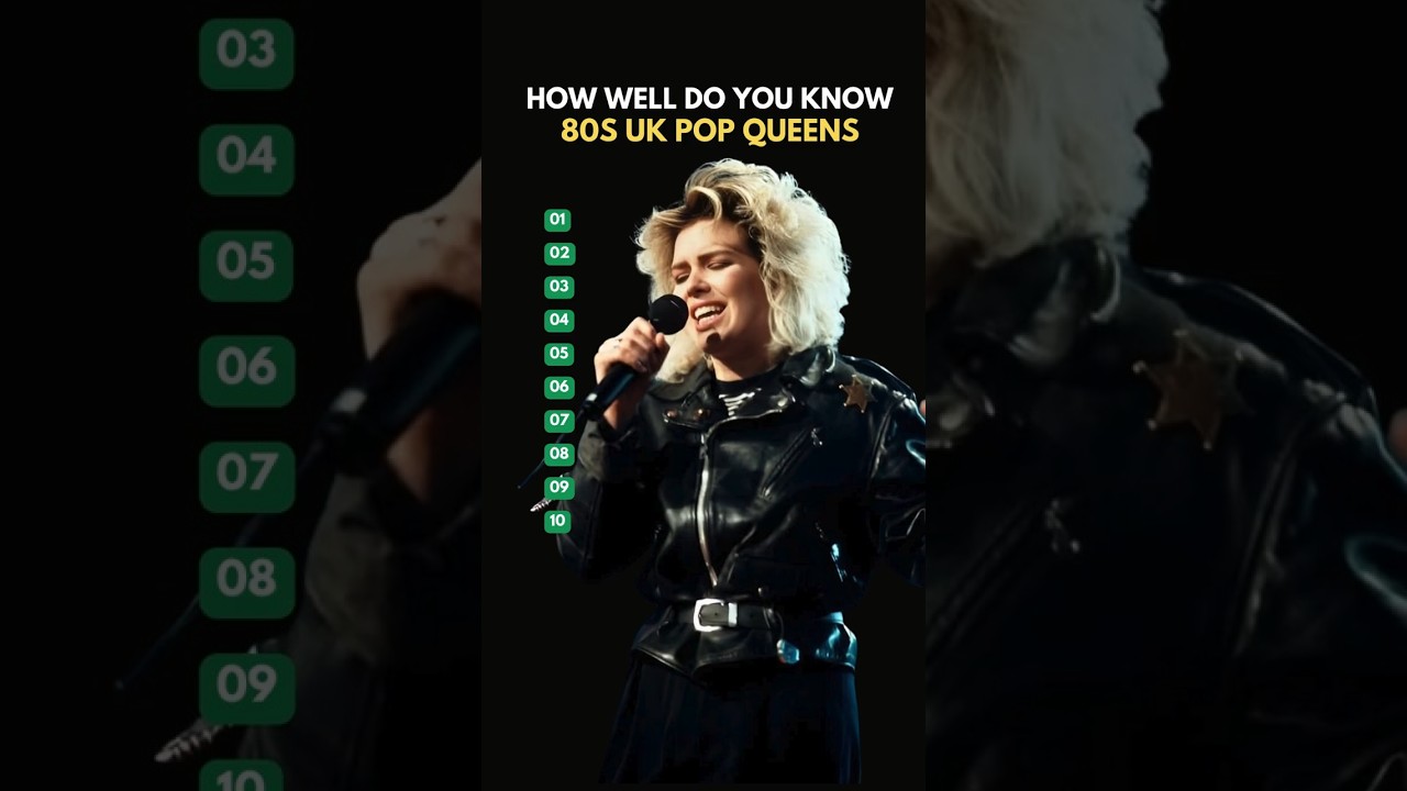 How Well Do You Know 80s UK Pop Queens? 🎹💃 | Annie Lennox, Bananarama, Kate Bush & More!