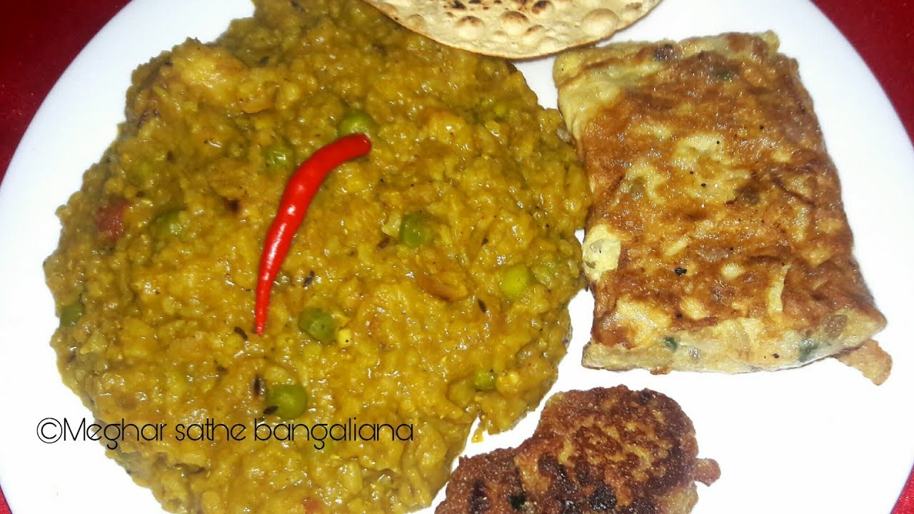 মুসুর ডালের আমিষ খিচুড়ি, খিচুড়িতে সঠিকভাবে জল দেওয়ার টিপস সহ || masur daal khichdi recipe