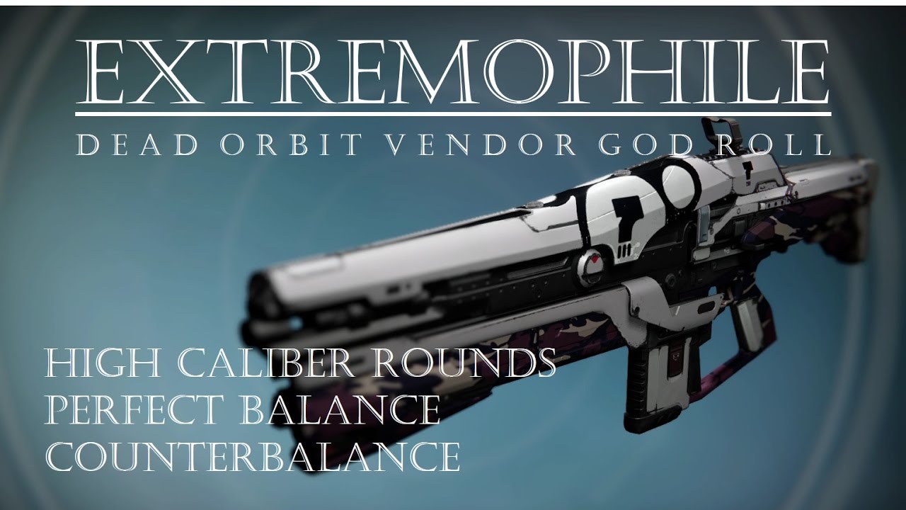 Destiny Extremophile Vendor God Roll from Dead Orbit! PVP Gameplay Review YouTube