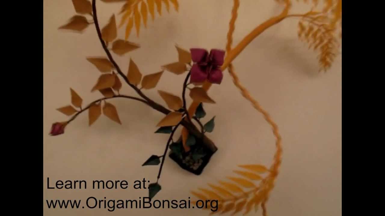 First Generation Origami Ikebana Arrangements YouTube