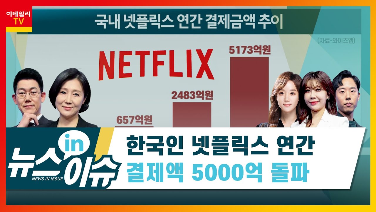 한국인 넷플릭스 연간 결제액 5000억 돌파_기업IN이슈 (20210120)