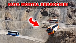 La subida de HUAROCHIRÍ: un error y caes al abismo