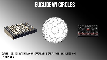Euclidean circles with the Vermona PERfourMER & Erica Synths Bassline DB-01