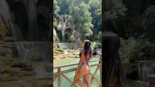 Kuang si falls es un paraíso