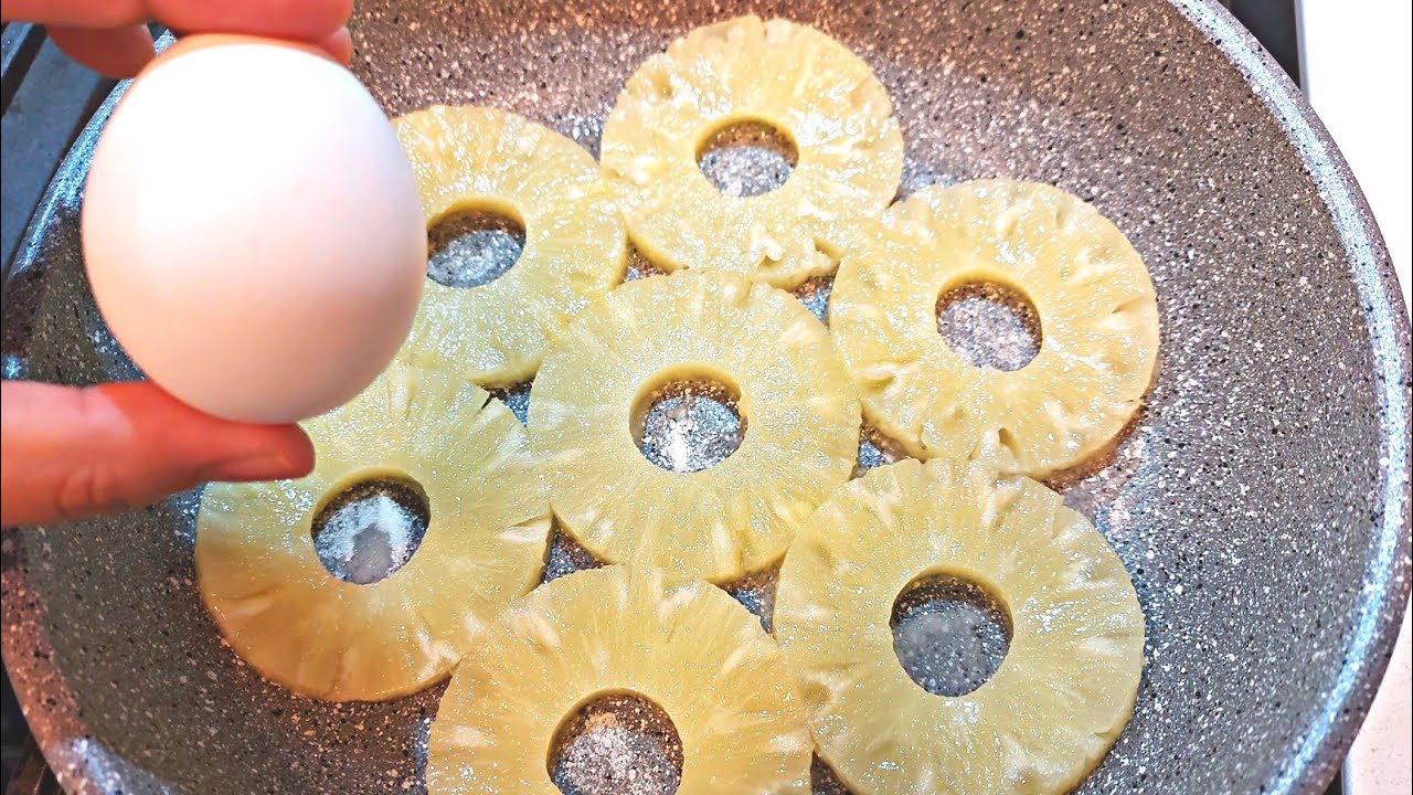 Do You Have 1 Egg And Pineapple? Make This Tasty No Bake Dessert! YouTube