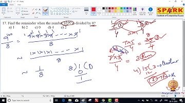Numbers || Question 17 || Spark Institute || Easy Arithmetic || Krishna Sir