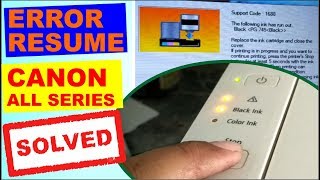 cara resume printer canon all series