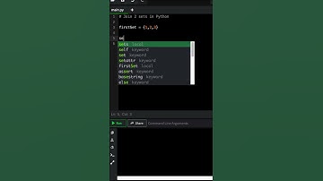 Join 2 sets in Python #Shorts #Python