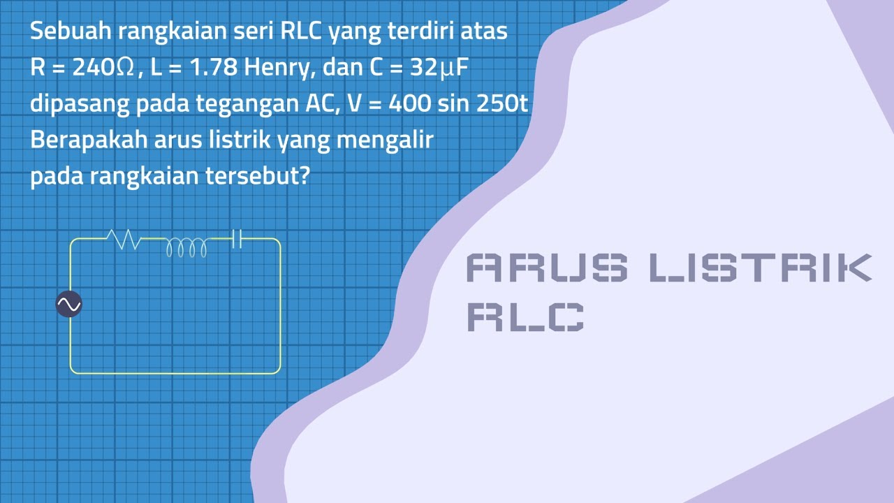 Animasi Arus Listrik Rangkaian RLC - Fisika SMA - YouTube