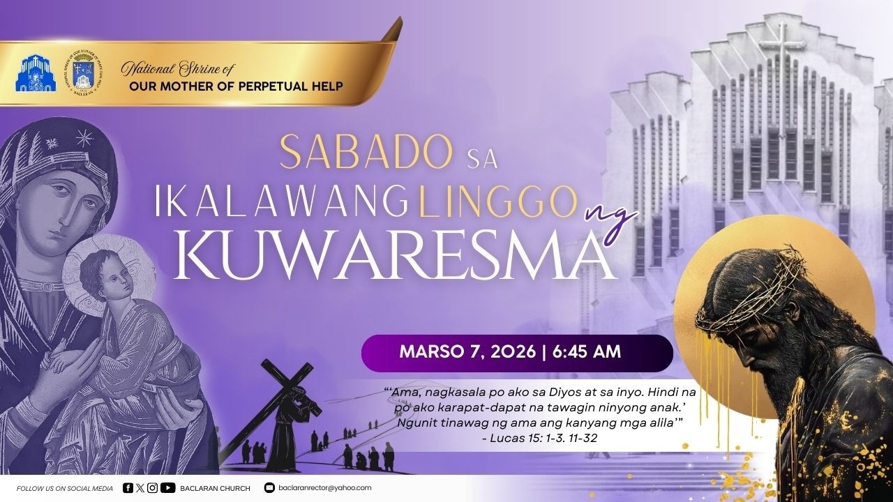 Baclaran Church: Sabado sa Ikalawang Linggo ng Kuwaresma