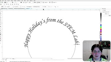 How to make curved text with Corel Draw 2018