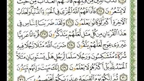 039   سورة الزمر   شيرزاد عبد الرحمن طاهر
