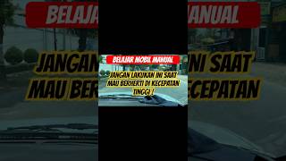 Jangan Lakukan Ini Di Kecepatan Tinggi  shorts short youtubeshorts belajarmobil