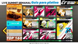 💯The cew 2: Guía para platino “LIVE SUMMIT”Carnage TOP 160 +Techo Car-nage gratis