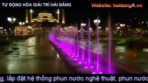 Hải Đăng: Nhạc nước, đài phun nước, sân phun nước nghệ thuật, hệ thống tự động