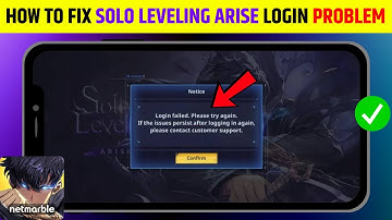 Fix Solo Leveling Arise Login Failed || How To Fix Solo Leveling Arise PC Login Failed (2024)