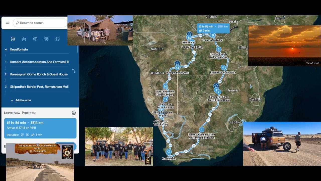 Botswana, Namibia en SA Toer Episode 11 Wat het dit gekos....