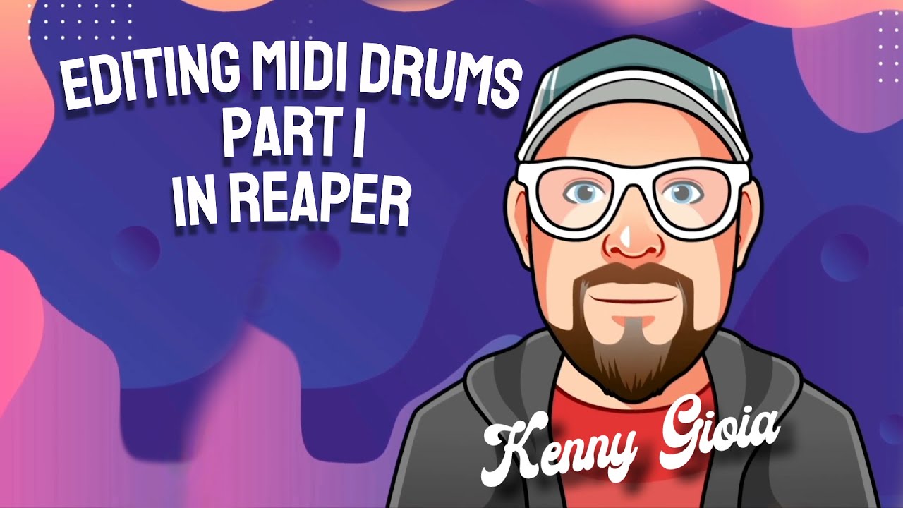 Редактирование MIDI-ударных — Часть I в REAPER