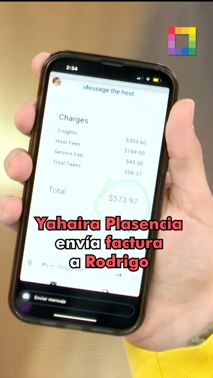 Yahaira Plasencia envía factura a Rodrigo del departamento. #AmorYFuego #YahairaPlasencia