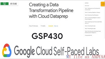 GSP430 II Creating a Data Transformation Pipeline with Cloud Data Prep|| Google qwiklabs