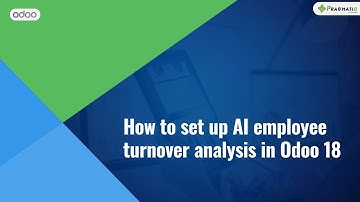 AI-powered employee turnover analysis in Odoo 18 HR