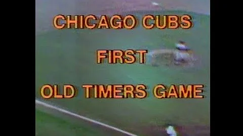 WGN Channel 9 - Chicago Cubs -"Cubs Old Timers vs....