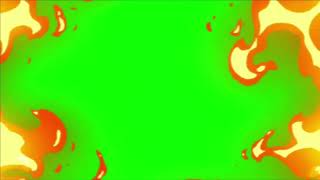 Fire Frame Green Screen Video Ultra Hd Footage For Free Download