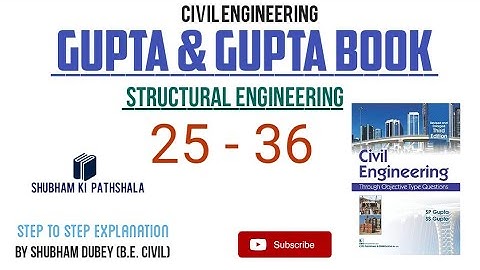 structural analysis |(25-36) gupta & gupta book solution |step to step explanation |by SHUBHAM DUBEY