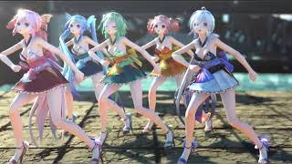 MMD   気まぐれメルシィ   Kimagure Mercy  TDA Miko Costume 5 Group