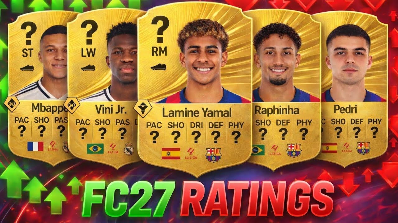Player Ratings If FC27 Came Out Today😱; La Liga Edition 