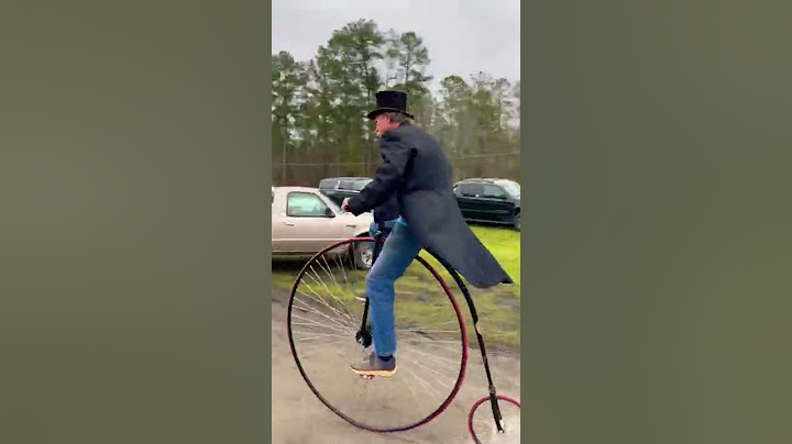 How to get off a penny farthing? 👍👍👍
