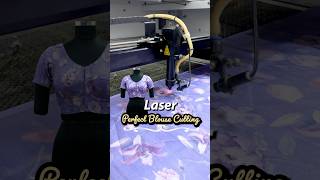 Modern Blouse Cutting with Laser Software | Fast & Precise Cutting Technology 🔥✨