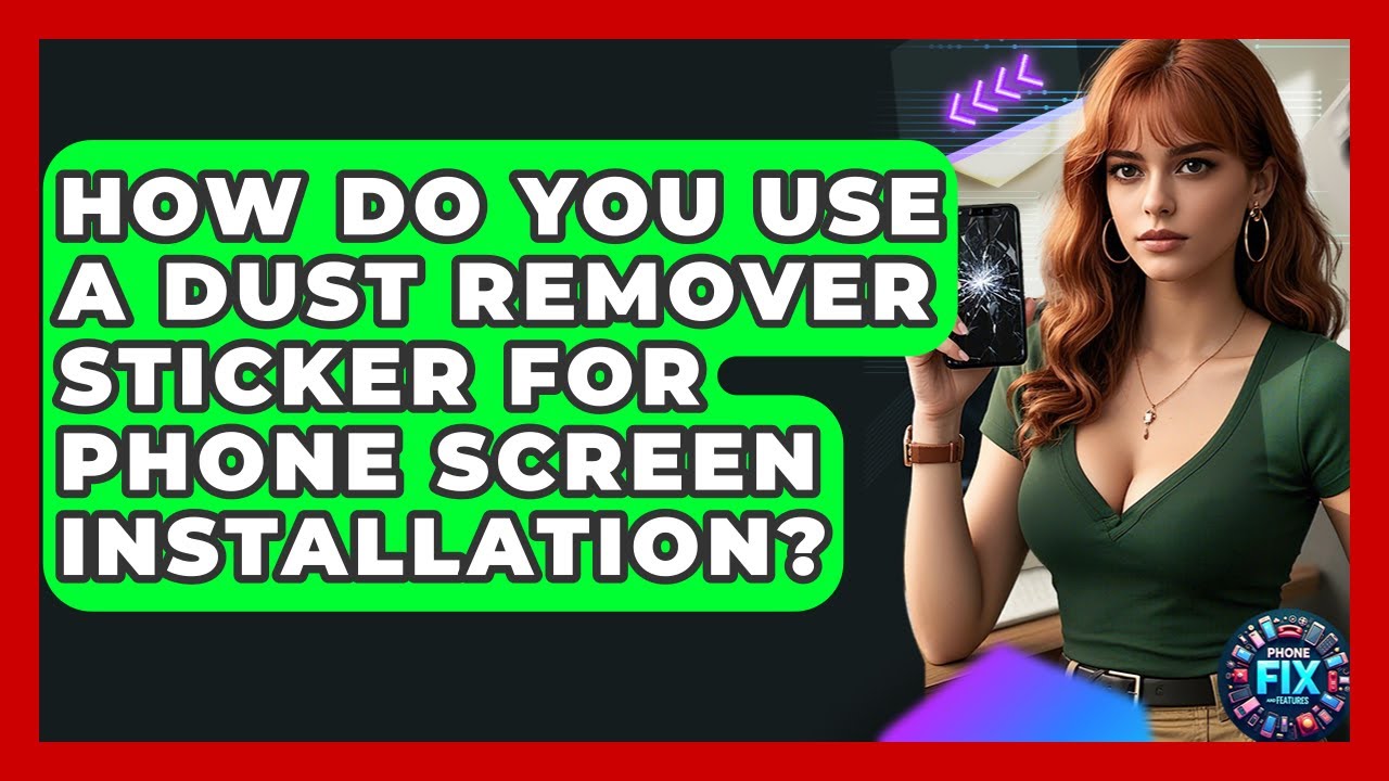 How Do You Use A Dust Remover Sticker For Phone Screen Installation ...
