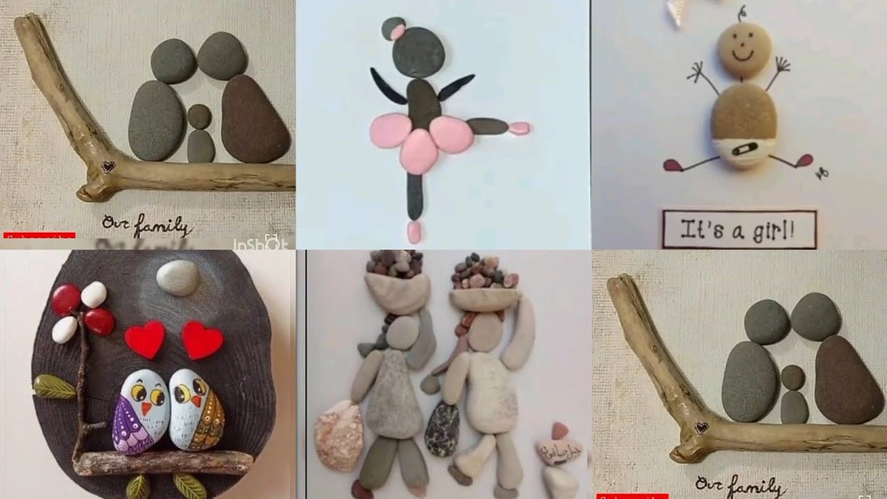 Stone art ideas💡🎨#pabblepantingideas #stone art