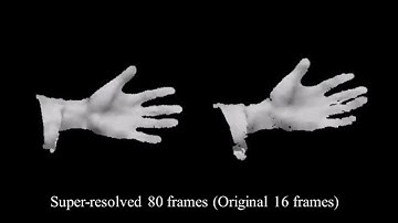 Temporal shape super-resolution (ICCV2017)