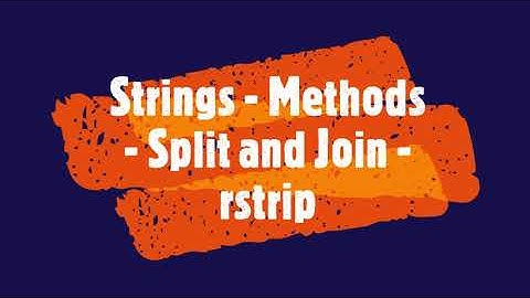 PYTHON - Strings - Methods - Split and Join - rstrip #PythonTips #viral #viralvideo