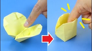 動く折り紙 恐怖の貝 Action Origami Dangerous Shell Youtube