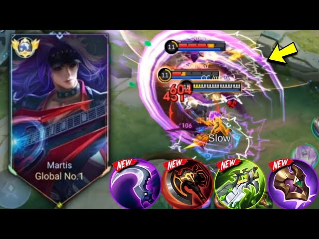 TOP GLOBAL MARTIS PERFECT & SUPER AGGRESSIVE GAMEPLAY!!🔥 ( Best Build 2024 ) MLBB class=