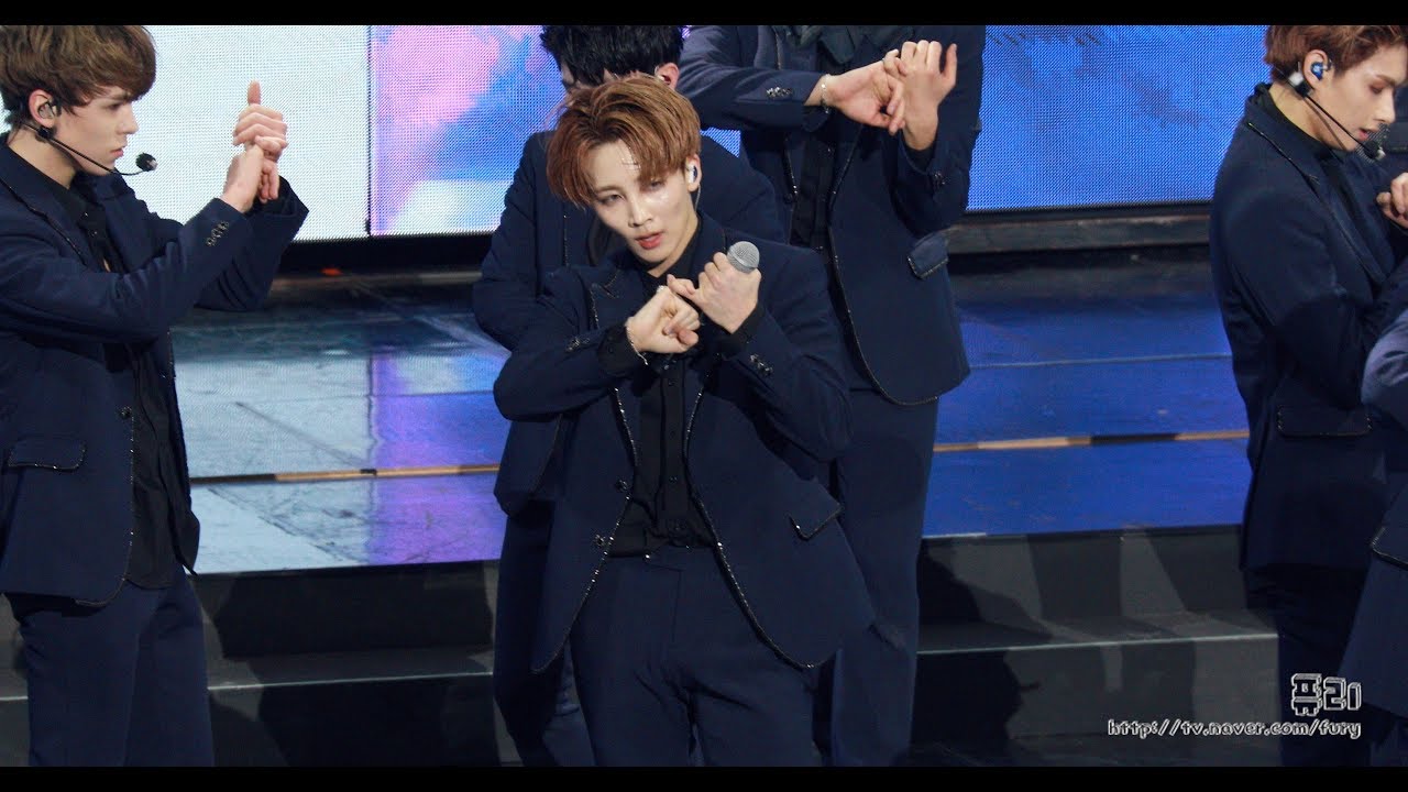 180214 세븐틴(Seventeen) 정한 - 고맙다 (제7회 가온차트 뮤직 어워즈)