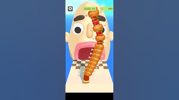 Sandwich Runner🥪🍎❤️‍🔥New Update Level 16 #sandwichrunner #gaming #shorts #viralgameplay